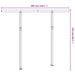 Awning Post Set White 300x245 Cm Iron Topbkt