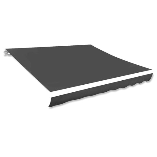 Awning Top Sunshade Canvas Anthracite 300x250 Cm Oatibn