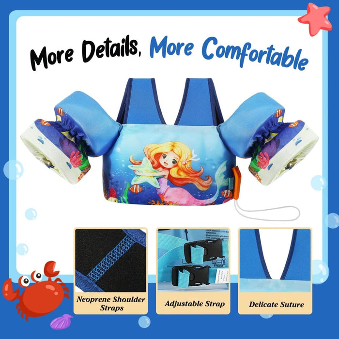 Baby Float Cartoon Arm Sleeve Life Jacket Swimsuit Foam