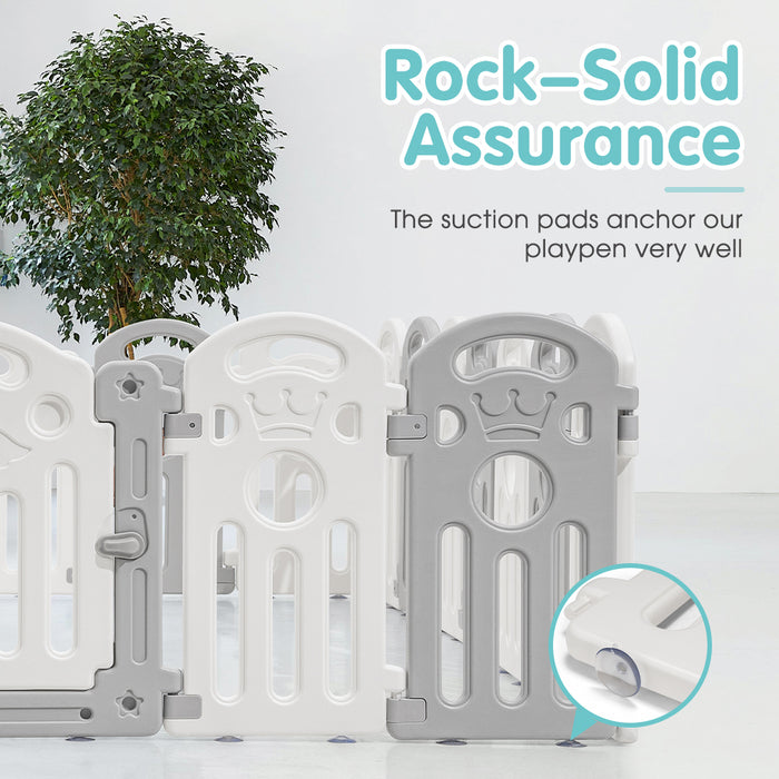 Kids Playpen Baby Safety Gate Toddler Fence Child Play Game 18 Panels