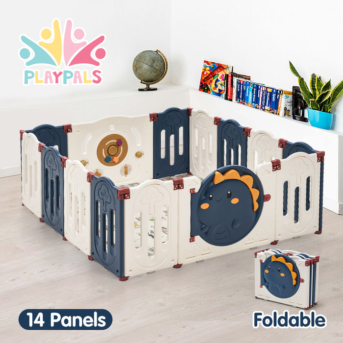 Kids Playpen Baby Large Safety Gate Toddler Fence Child Play 14 Panels