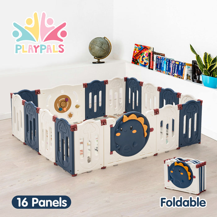Kids Playpen Baby Large Safety Gate Toddler Fence Child Play 16 Panels