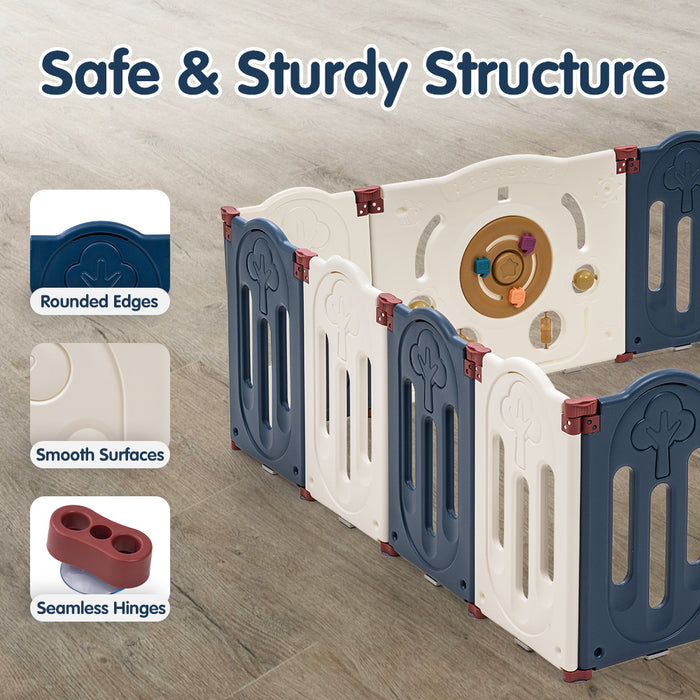 Kids Playpen Baby Large Safety Gate Toddler Fence Child Play 16 Panels