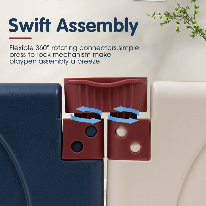 Kids Playpen Baby Large Safety Gate Toddler Fence Child Play 16 Panels