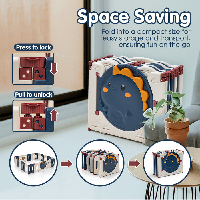 Kids Playpen Baby Large Safety Gate Toddler Fence Child Play 20 Panels