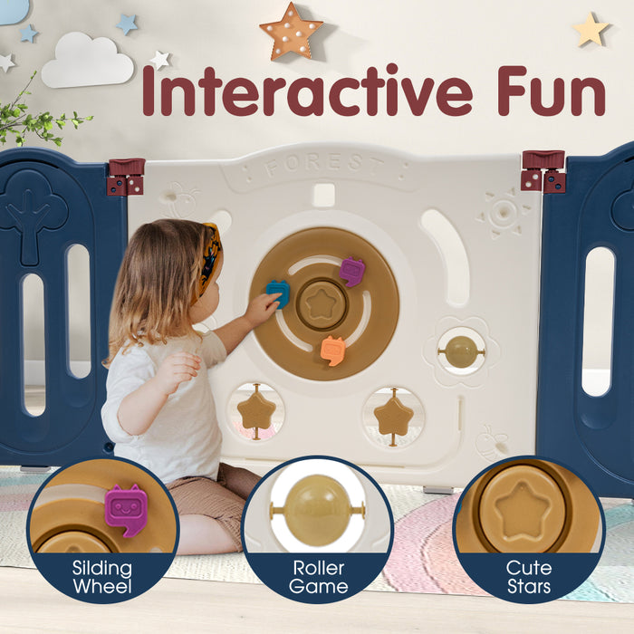 Kids Playpen Baby Large Safety Gate Toddler Fence Child Play 20 Panels