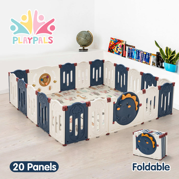 Kids Playpen Baby Large Safety Gate Toddler Fence Child Play 20 Panels