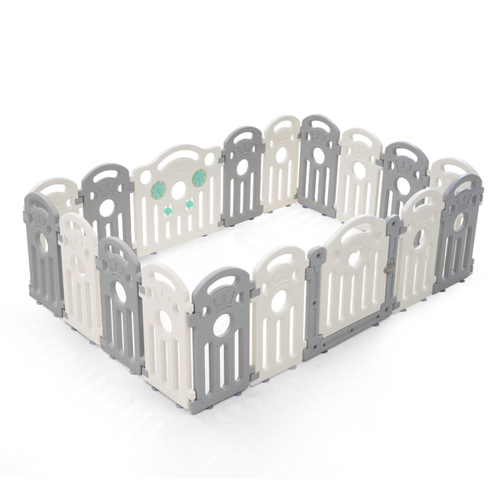 Kids Playpen Baby Safety Gate Toddler Fence Child Play Game 18 Panels