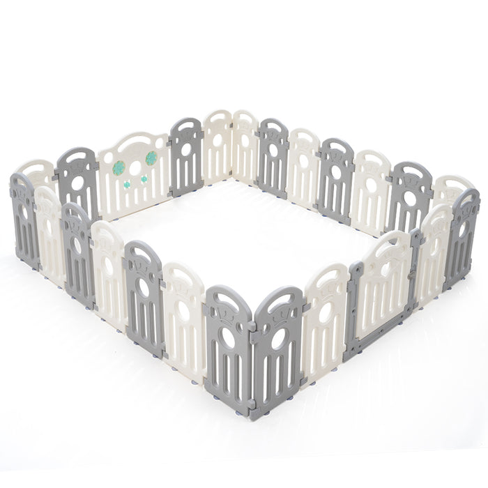 Kids Playpen Baby Safety Gate Toddler Fence Child Play Game 24 Panels