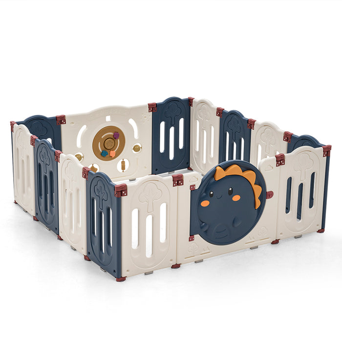 Kids Playpen Baby Large Safety Gate Toddler Fence Child Play 14 Panels