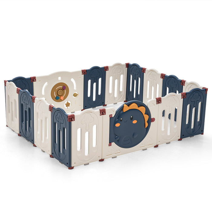 Kids Playpen Baby Large Safety Gate Toddler Fence Child Play 16 Panels