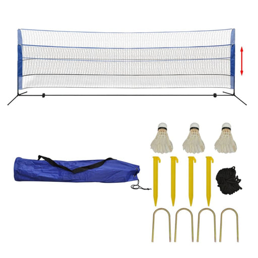 Badminton Net Set with Shuttlecocks Kotbn