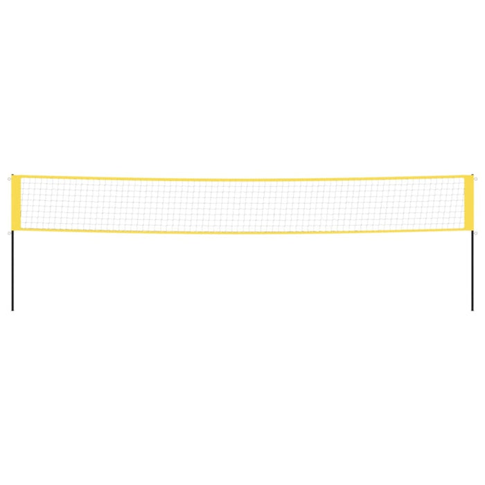 Badminton Net Yellow and Black 600x155 Cm Pe Fabric Ktiap