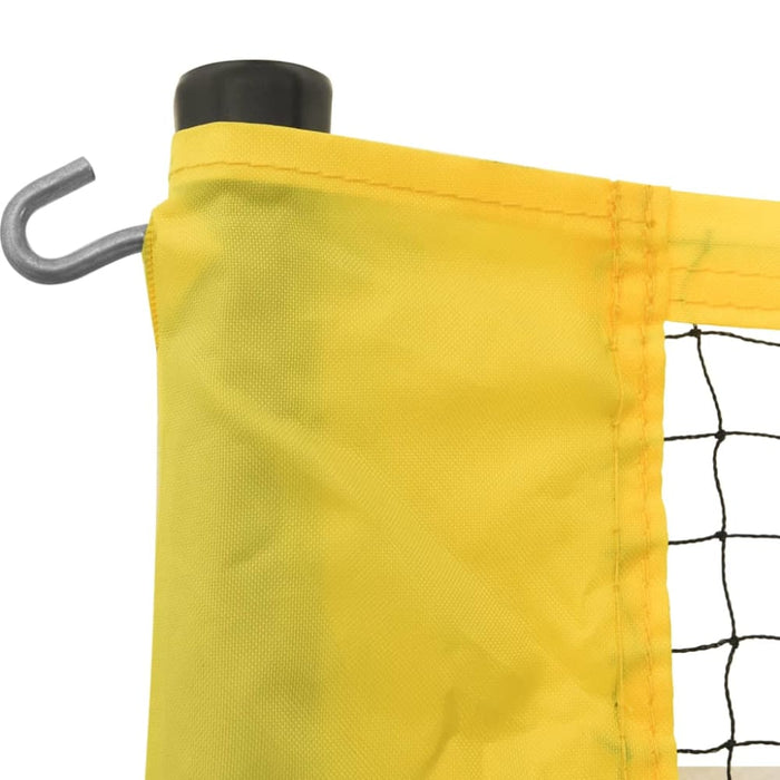 Badminton Net Yellow and Black 600x155 Cm Pe Fabric Ktiap