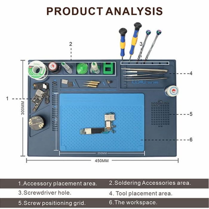Baku Ba 695 2 In 1 Tpr And Silicone Computer Phone Repair