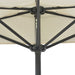 Balcony Parasol with Aluminium Pole Sand 270x135 Cm Half