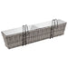 Balcony Raised Beds 2 Pcs 80 Cm Grey Poly Rattan Apaxk