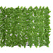 Balcony Screen with Green Leaves 400x100 Cm Toppbb