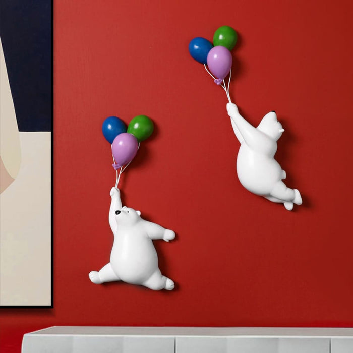 Balloon Bear Figurines For Interior Resin Statue Home