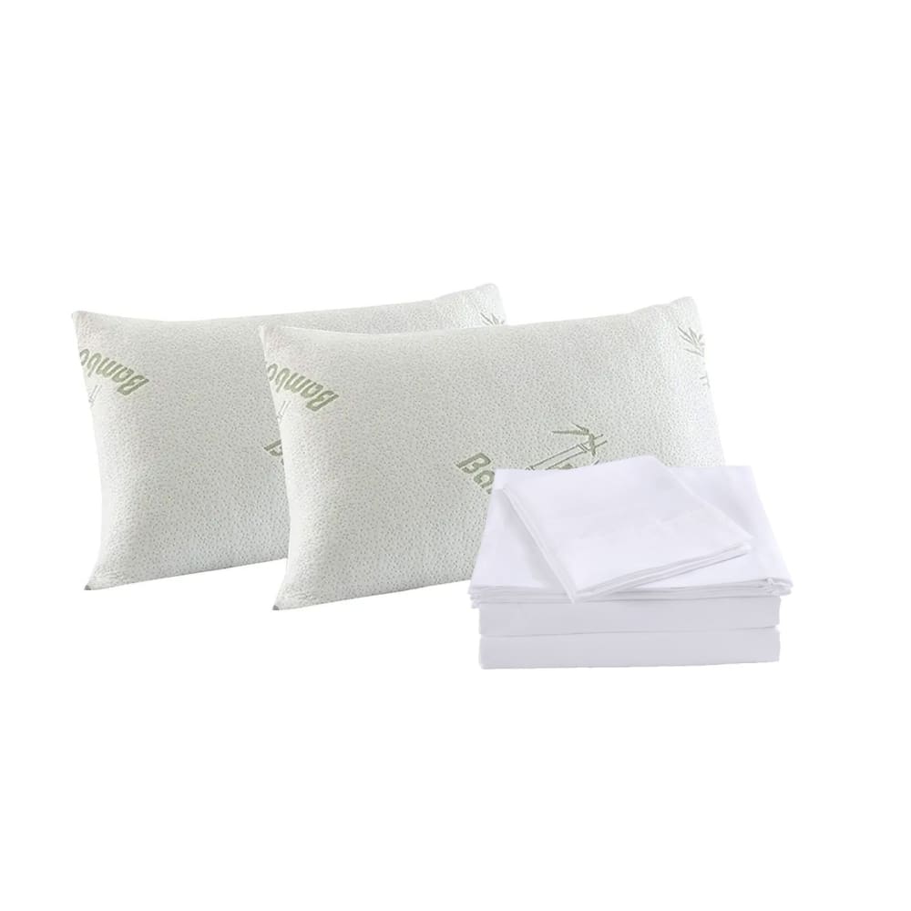 Bamboo Blend Sheet Set 1000tc and Pillows 2 Pack Ultra Soft