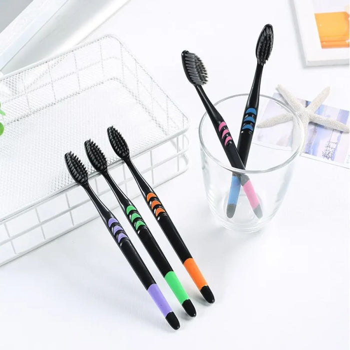 Bamboo Charcoal Toothbrush for Adults