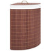 Bamboo Corner Laundry Basket Brown 60 l Txbilb