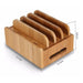 Bamboo Holder For Iphone Stand Samsung Phone Cords Charging