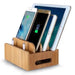 Bamboo Holder For Iphone Stand Samsung Phone Cords Charging