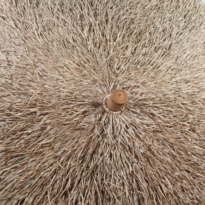 Bamboo Parasol with Banana Leaf Roof 210 Cm Atolb