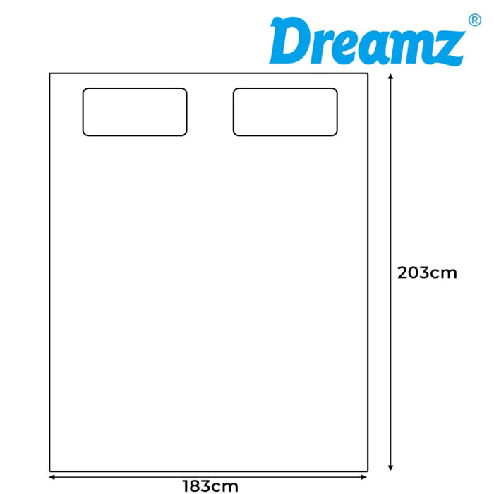 Goslash Picks Bamboo Pillowtop Mattress Topper Protector