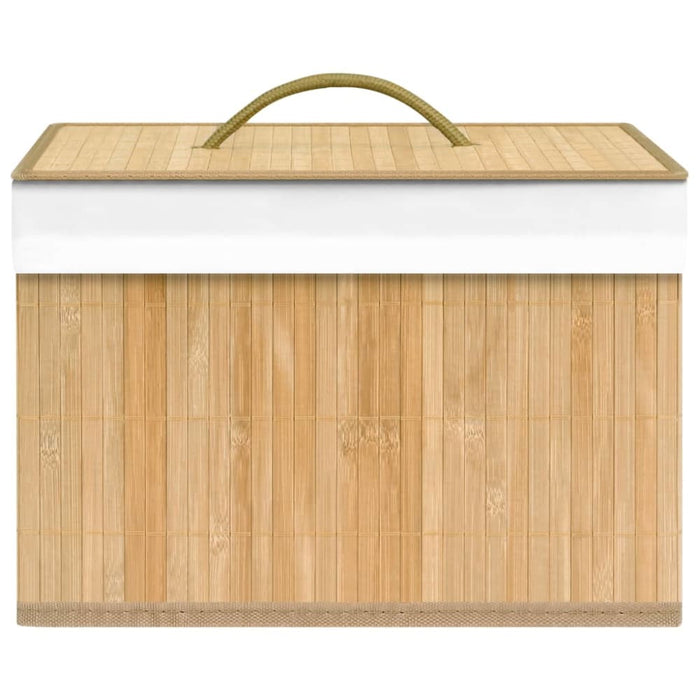 Bamboo Storage Boxes 4 Pcs Txbilp