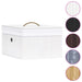 Bamboo Storage Boxes 4 Pcs White Txbill