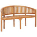 Banana Bench Solid Teak Wood Anbxo