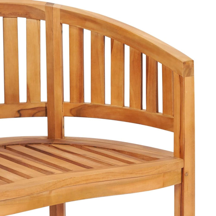 Banana Chairs 2 Pcs Solid Teak Wood Anbok