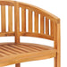 Banana Chairs 2 Pcs Solid Teak Wood Anbok
