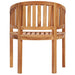 Banana Chairs 2 Pcs Solid Teak Wood Anbok