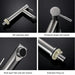 Baokemo 304 Stainless Steel Single Cold Water Tap