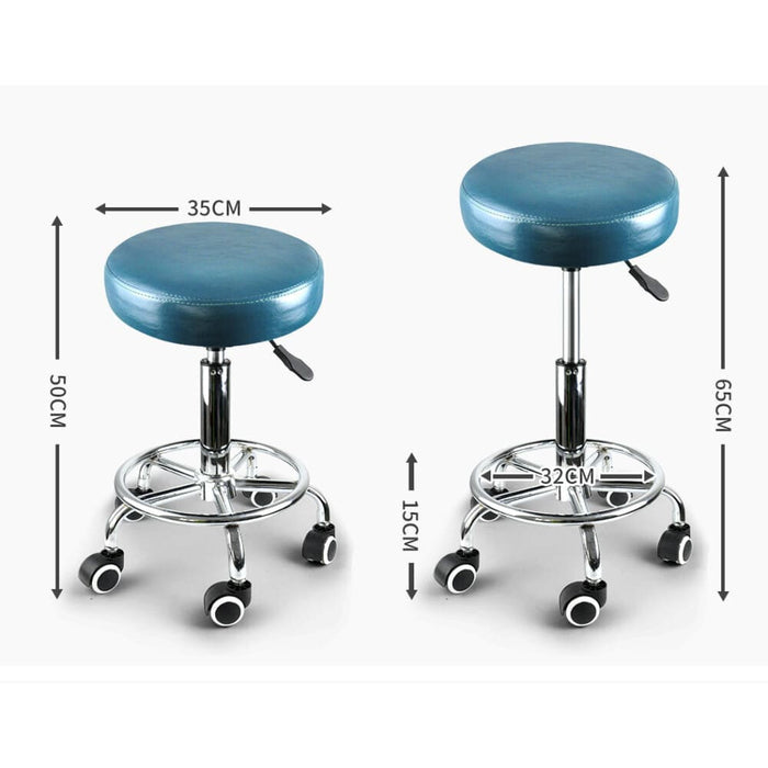 Bar Stools Salon Stool Swivel Barber Dining Chair Pu