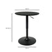Bar Table Swivel Gas Lift Counter Dining Furniture Cafe