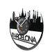 Barcelona Skyline Wall Clock