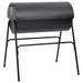 Barrel Grill With 2 Cooking Grids Black 80x95x90 Cm Steel