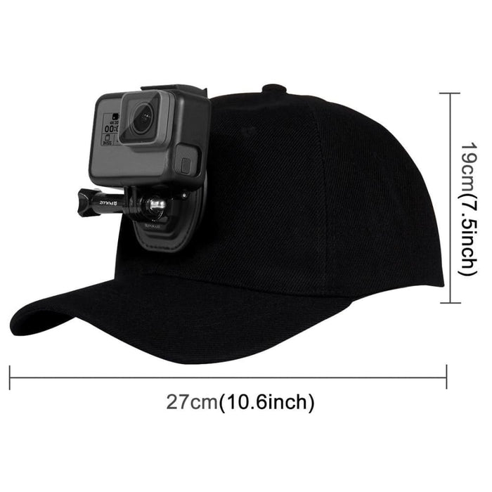 Baseball Hat With j Hook Buckle Mount And Screw For Gopro