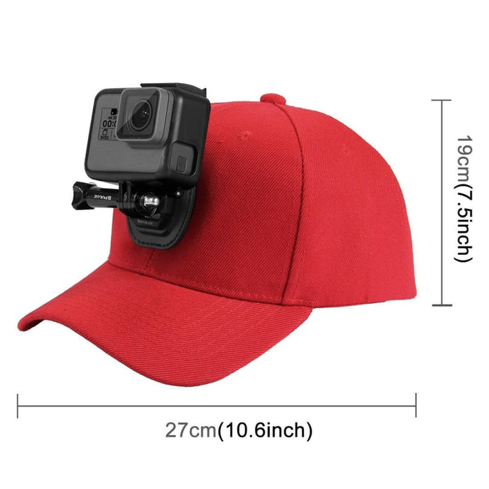 Baseball Hat With j Hook Buckle Mount And Screw For Gopro