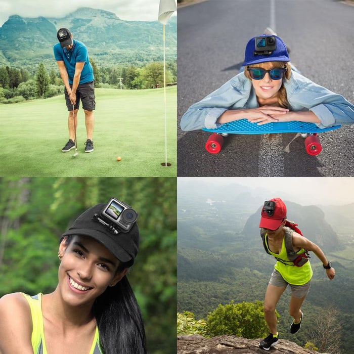 Baseball Hat With j Hook Buckle Mount And Screw For Gopro