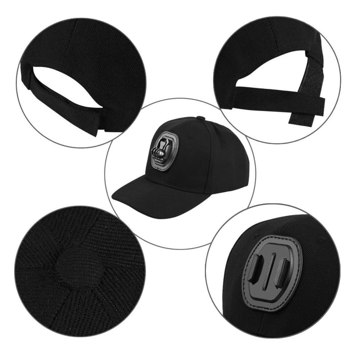 Baseball Hat With j Hook Buckle Mount And Screw For Gopro