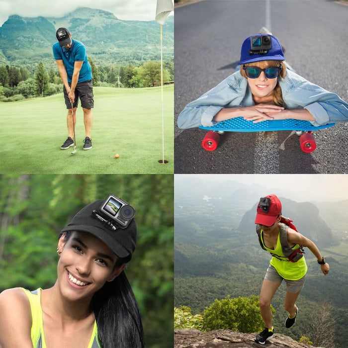 Baseball Hat With j Hook Buckle Mount And Screw For Gopro