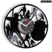 Baseball Hitter and Catcher Vinyl Record Wall Clock