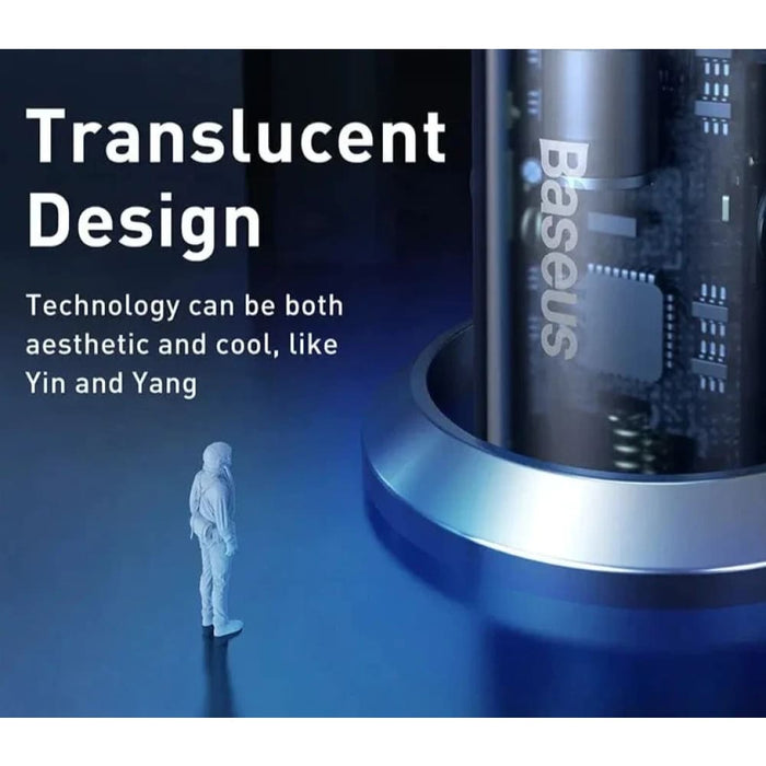 Baseus 65w Pps Car Charger for Laptop and Phone