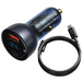 Baseus 65w Pps Car Charger for Laptop and Phone