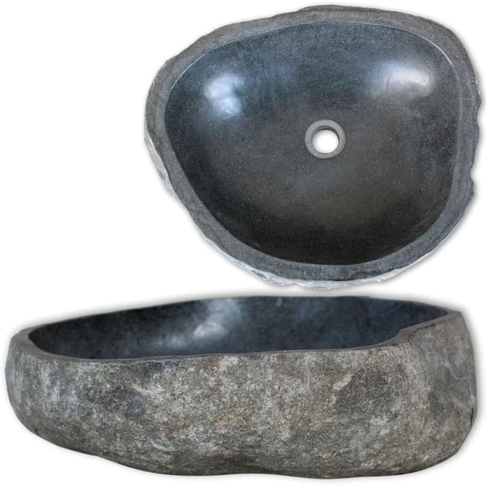 Basin River Stone Oval 38-45 Cm Xaxlli